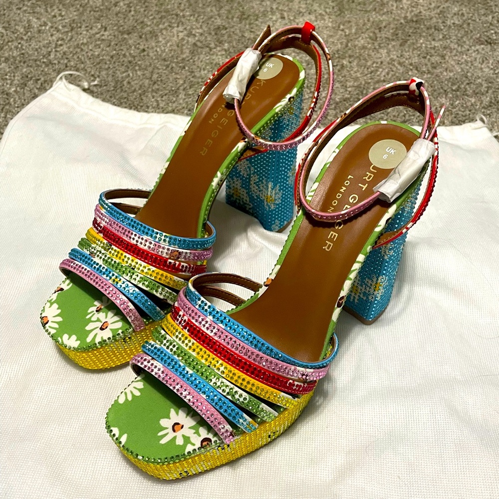 Kurt Geiger Spring Platform Heels size 8.5 US (uk 6) - Picture 2 of 8
